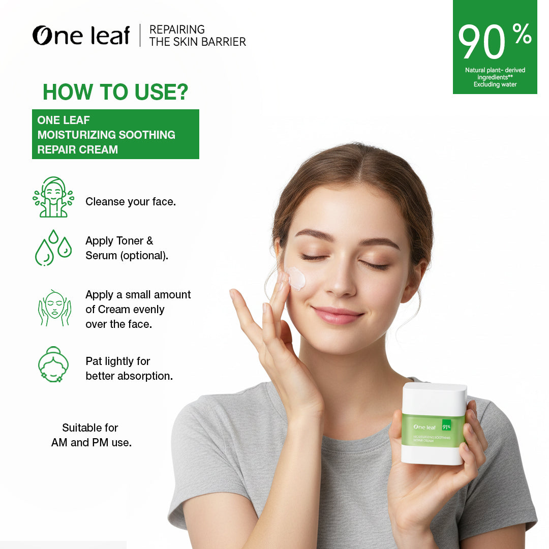 One Leaf Olive Ceramide All-In-One Moisturising Repair Cream 50g